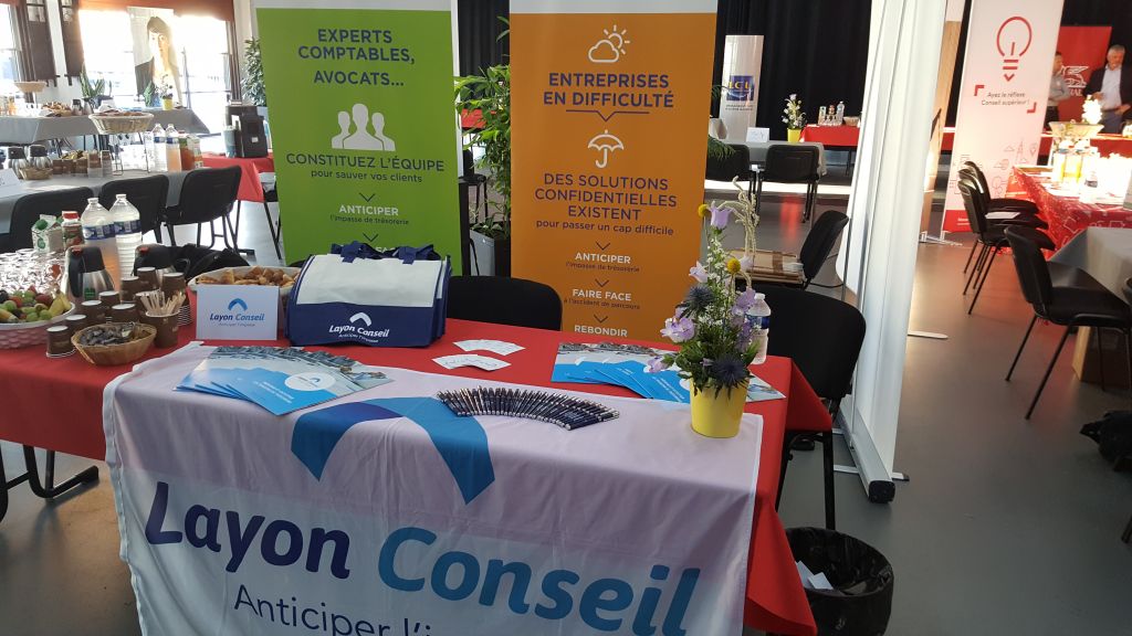 Stand de Layon Conseil à l'Université d'été des Experts-Comptables 2019