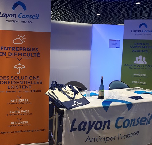 Stand Layon Conseil au Carrefour des Entrepreneurs de l'Anjou