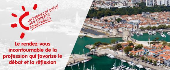 Université d'été Ordre des Experts-Comptables région Nouvelle Aquitaine 2021 à La Rochelle