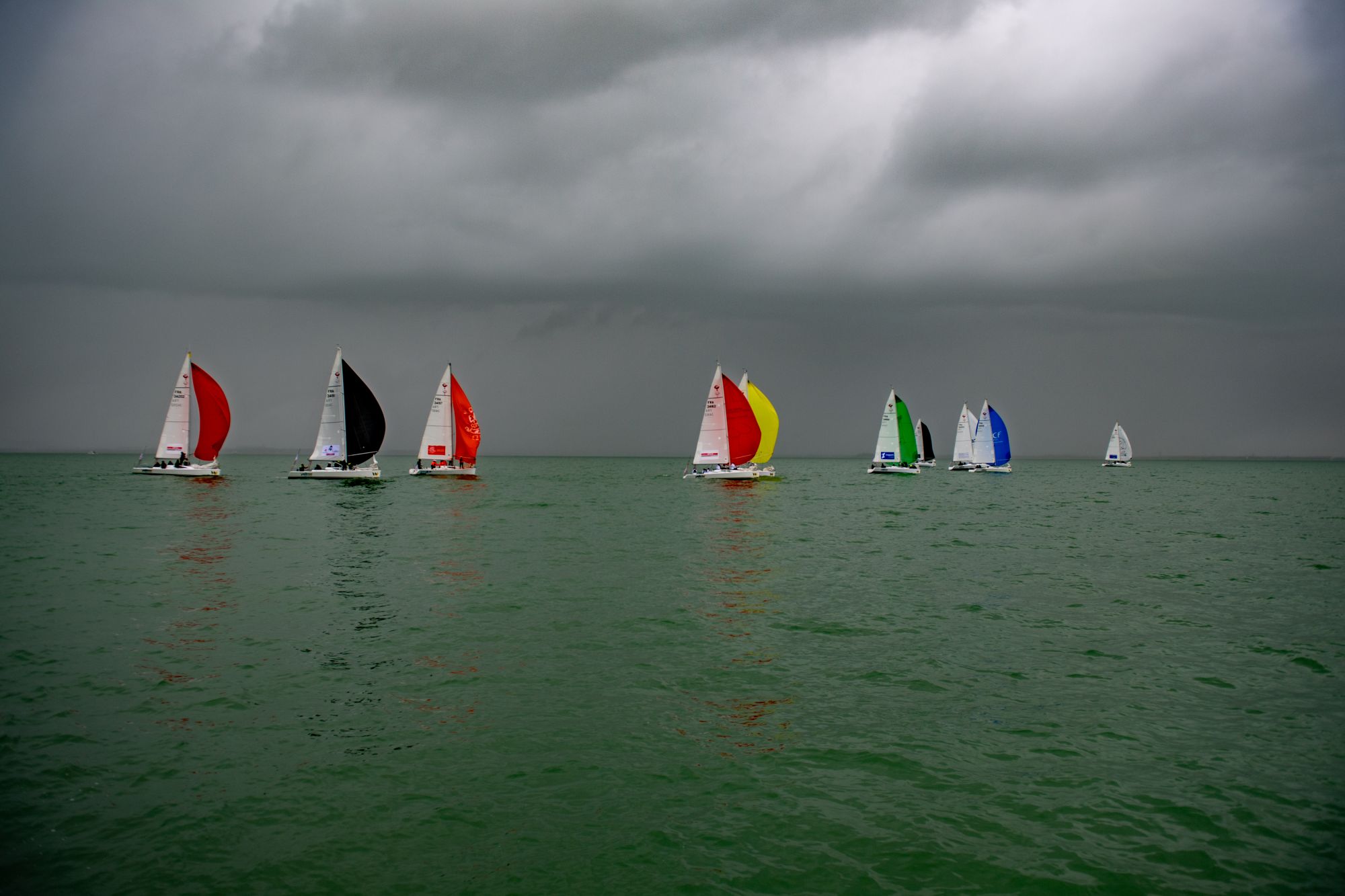 Course sous une météo difficile Challenge voile 2023