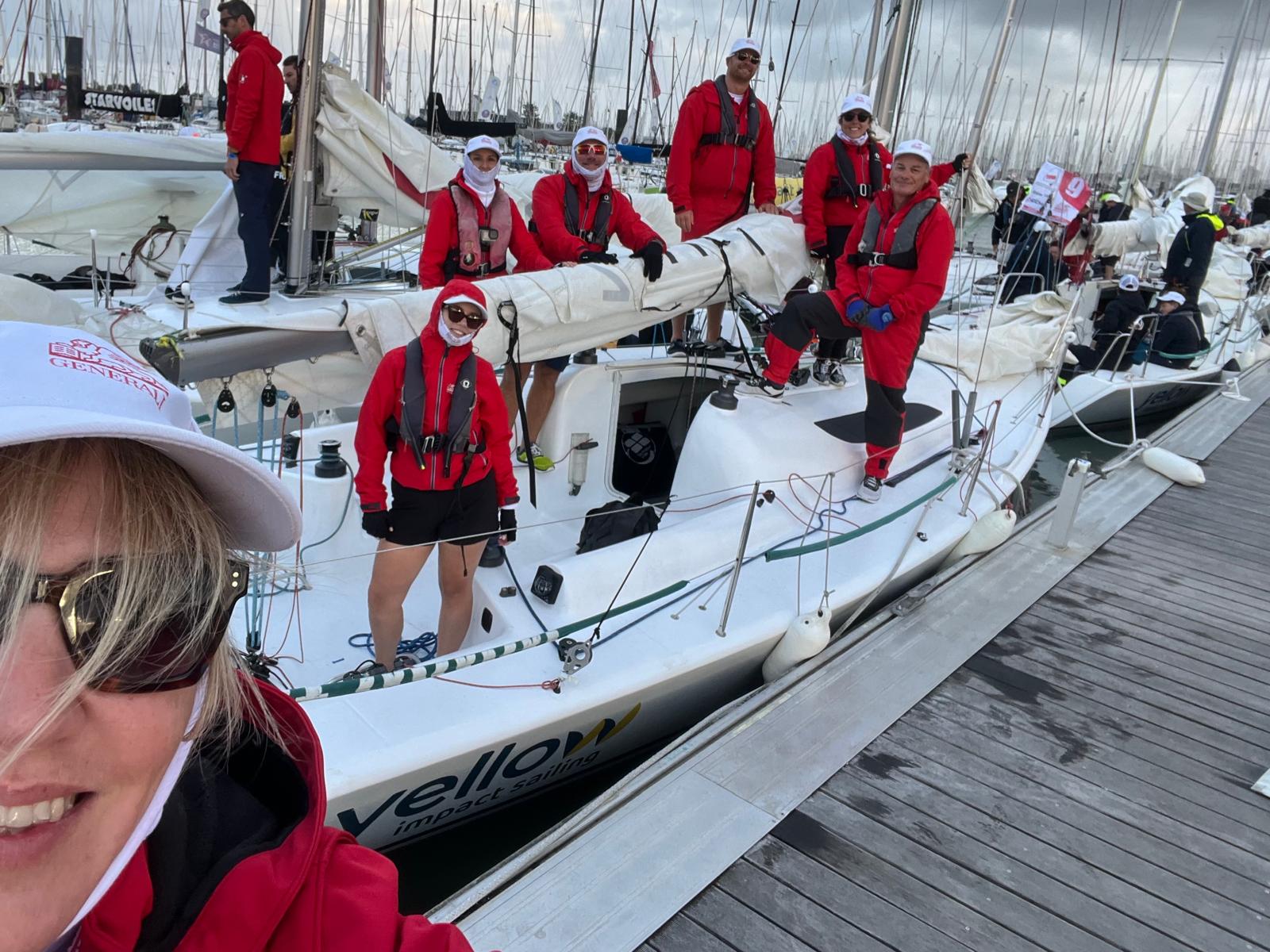 L’équipage sur le bateau 2026 Challenge Voile 2026